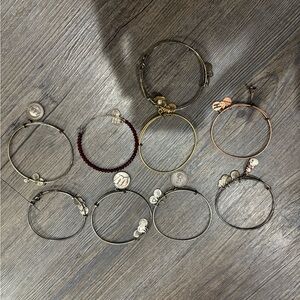 Alex and Ani Gold and Silver Charm Bracelets